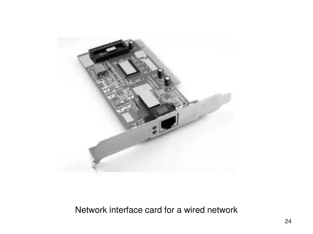 network interface card for a wired network
