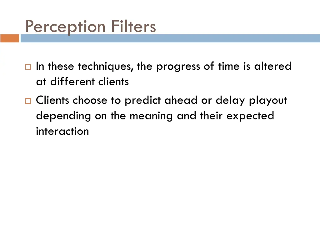 perception filters 1