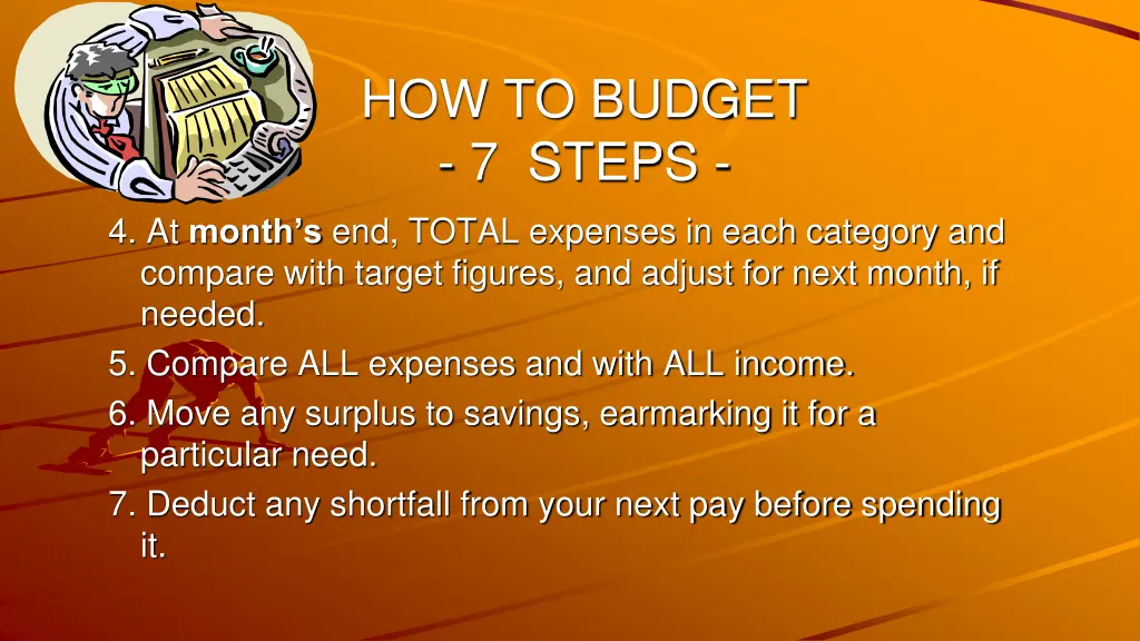 how to budget 7 steps 1