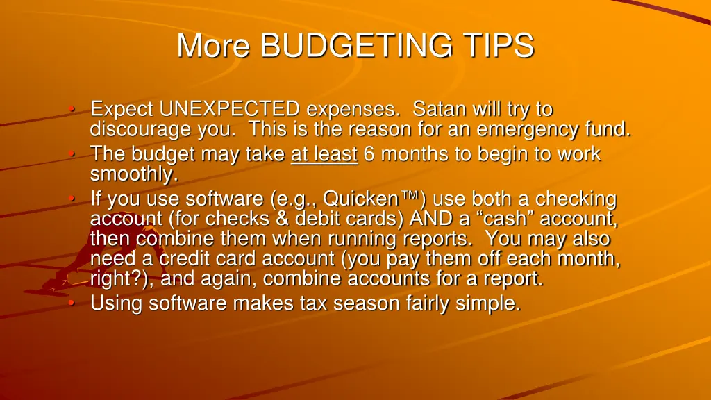more budgeting tips