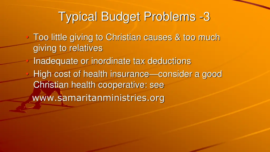 typical budget problems 3