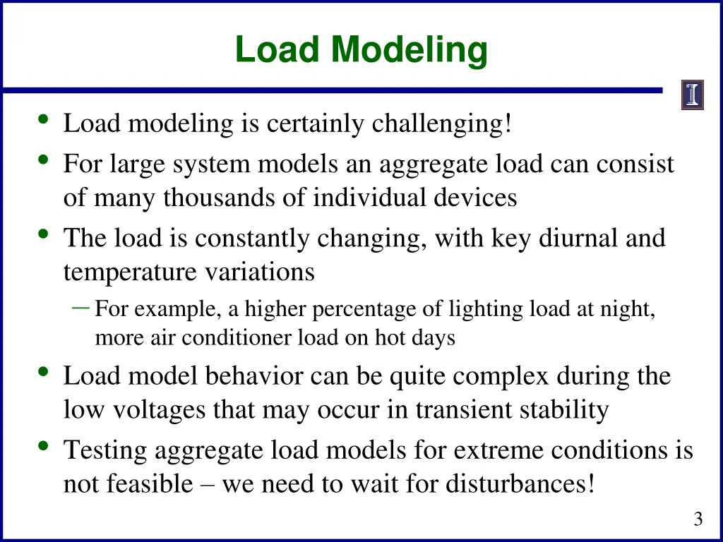 load modeling
