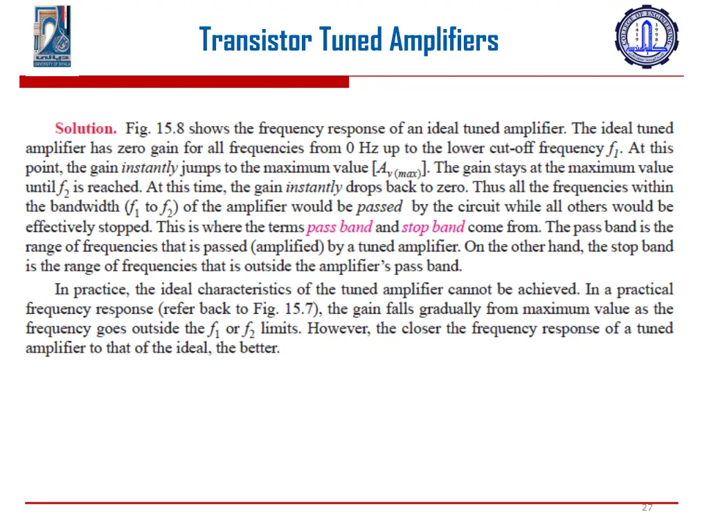 transistor tuned amplifiers 25