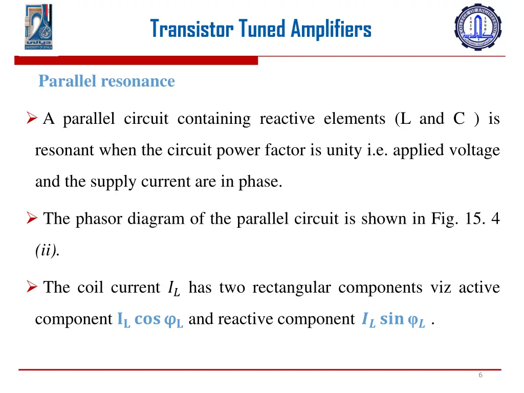 transistor tuned amplifiers 4