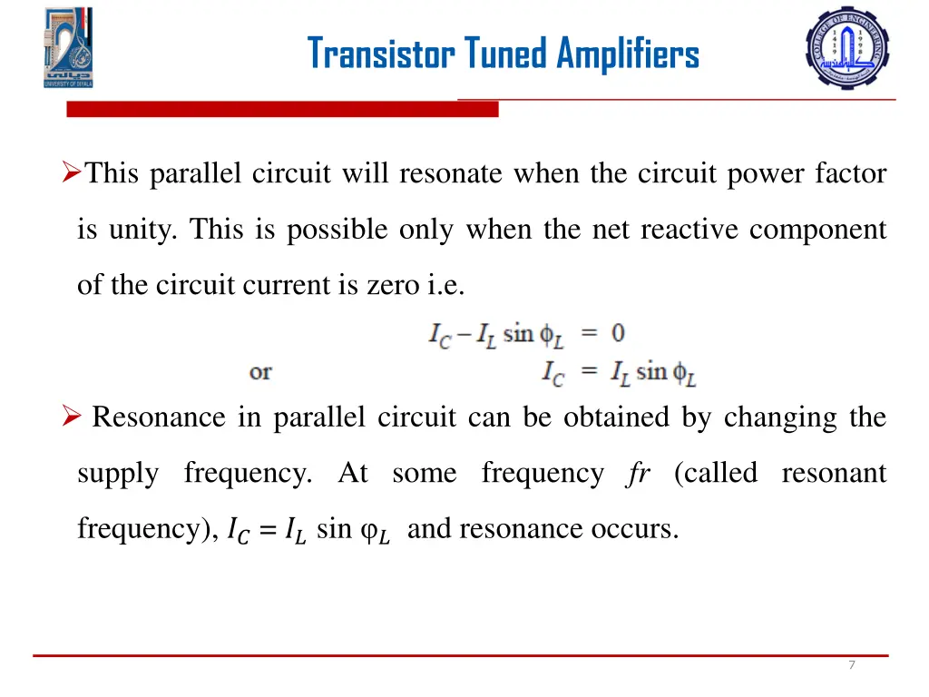 transistor tuned amplifiers 5