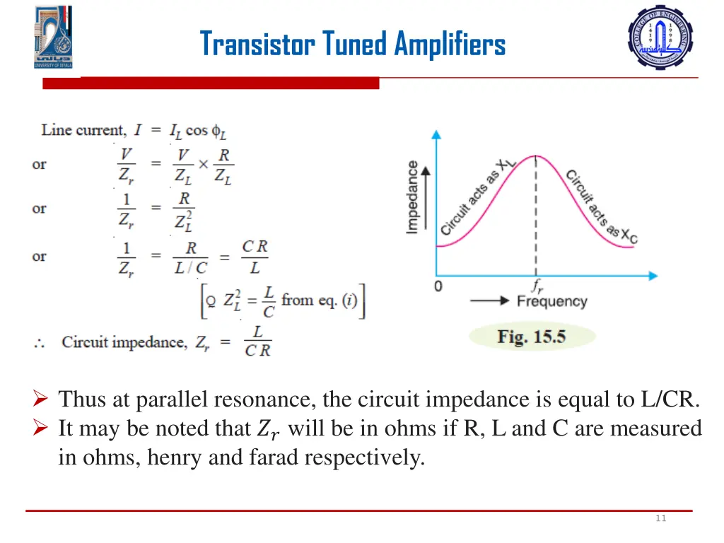 transistor tuned amplifiers 9