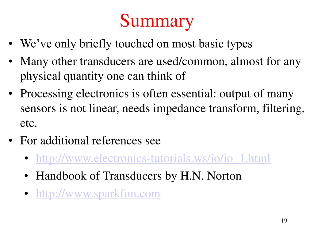 summary