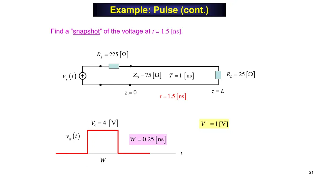 example pulse cont 1