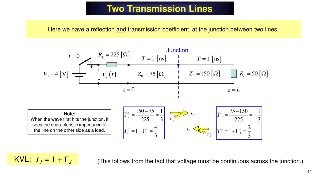 two transmission lines