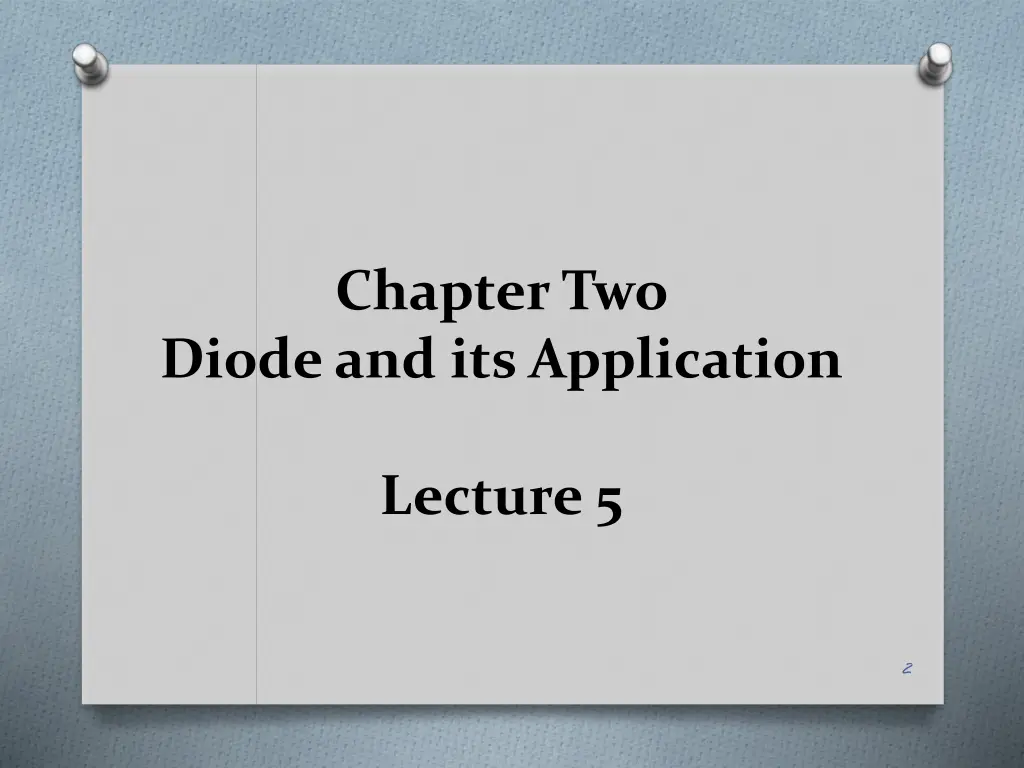 chapter two