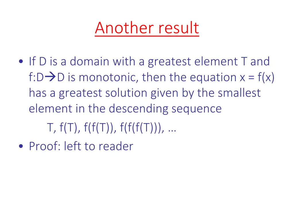 another result