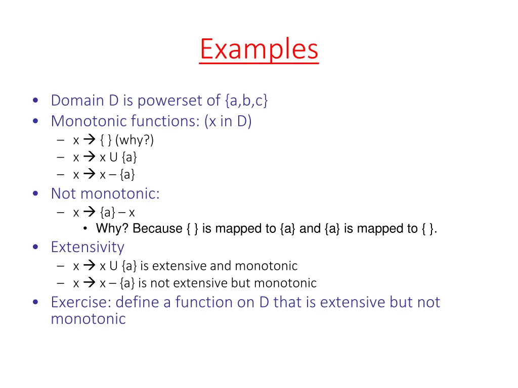 examples