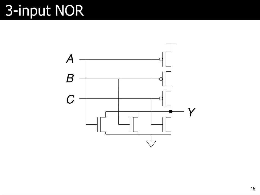 3 input nor