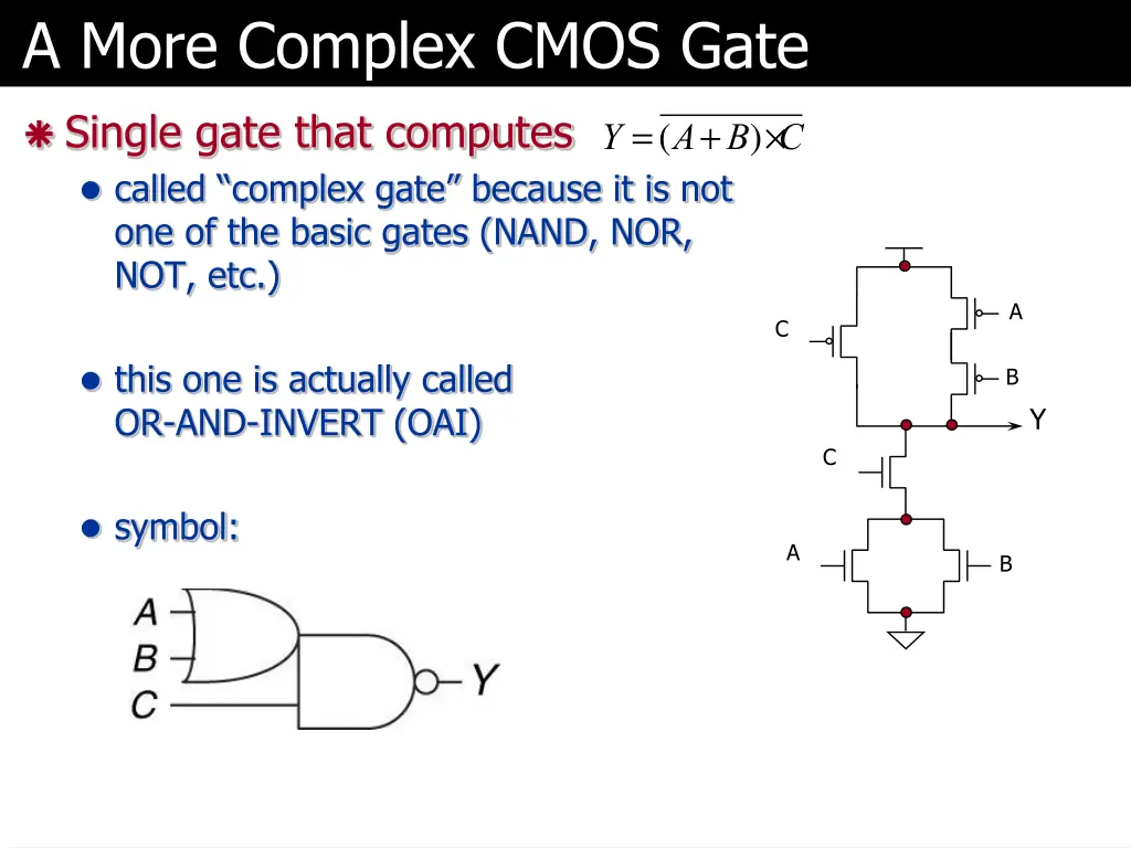 a more complex cmos gate 1