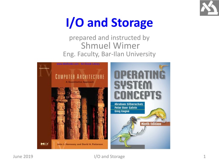 i o and storage