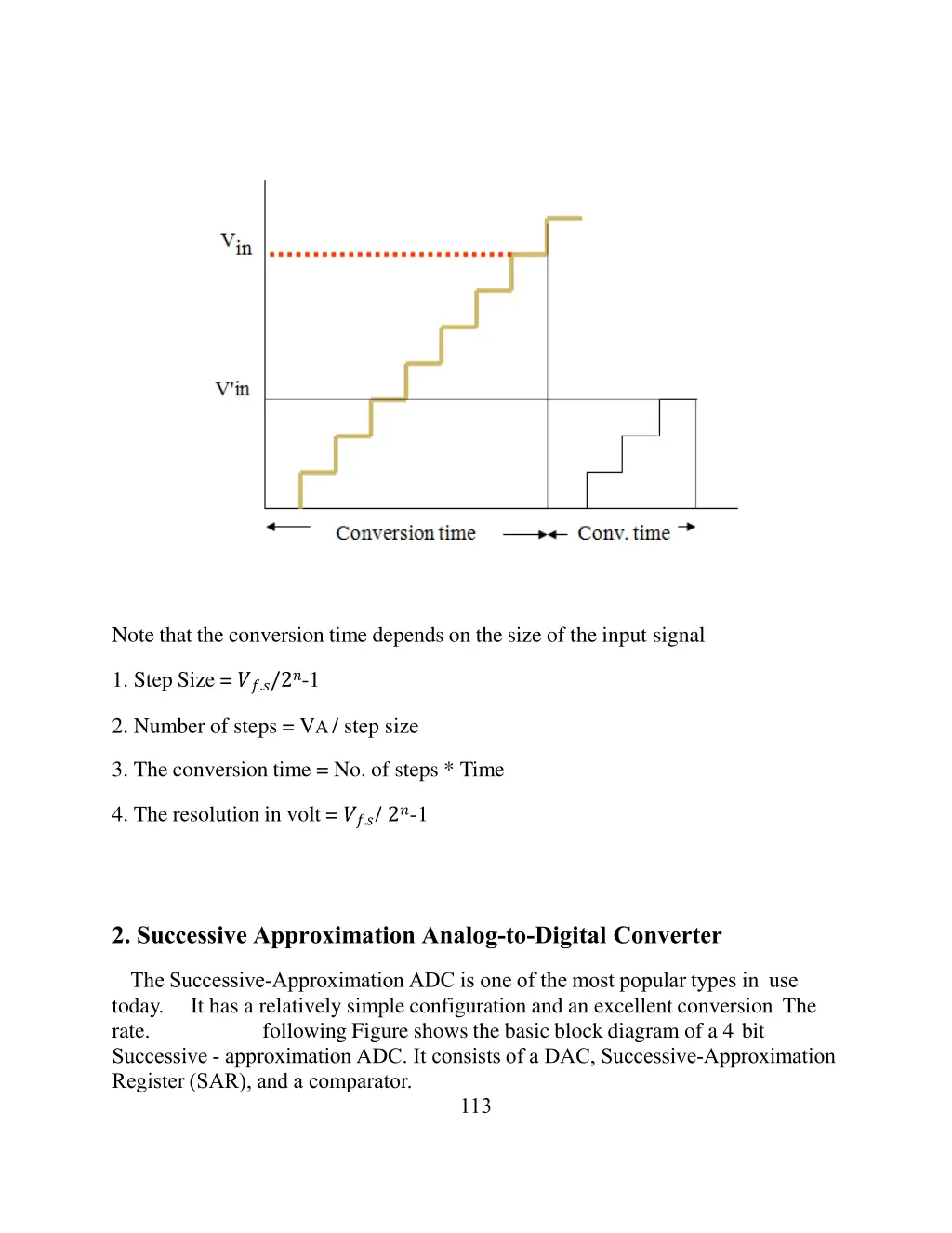 note that the conversion time depends on the size