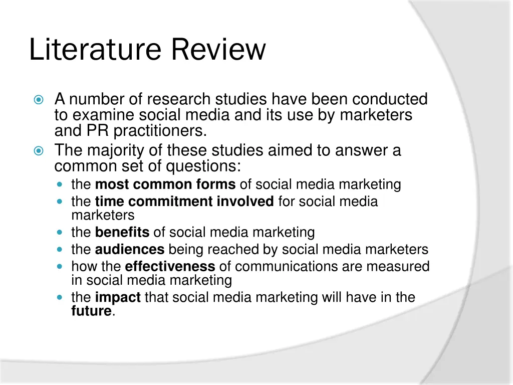 literature review