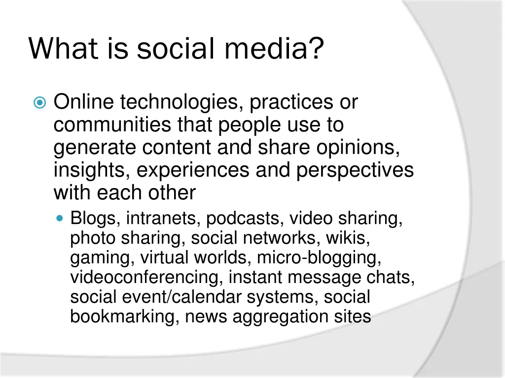 what is social media