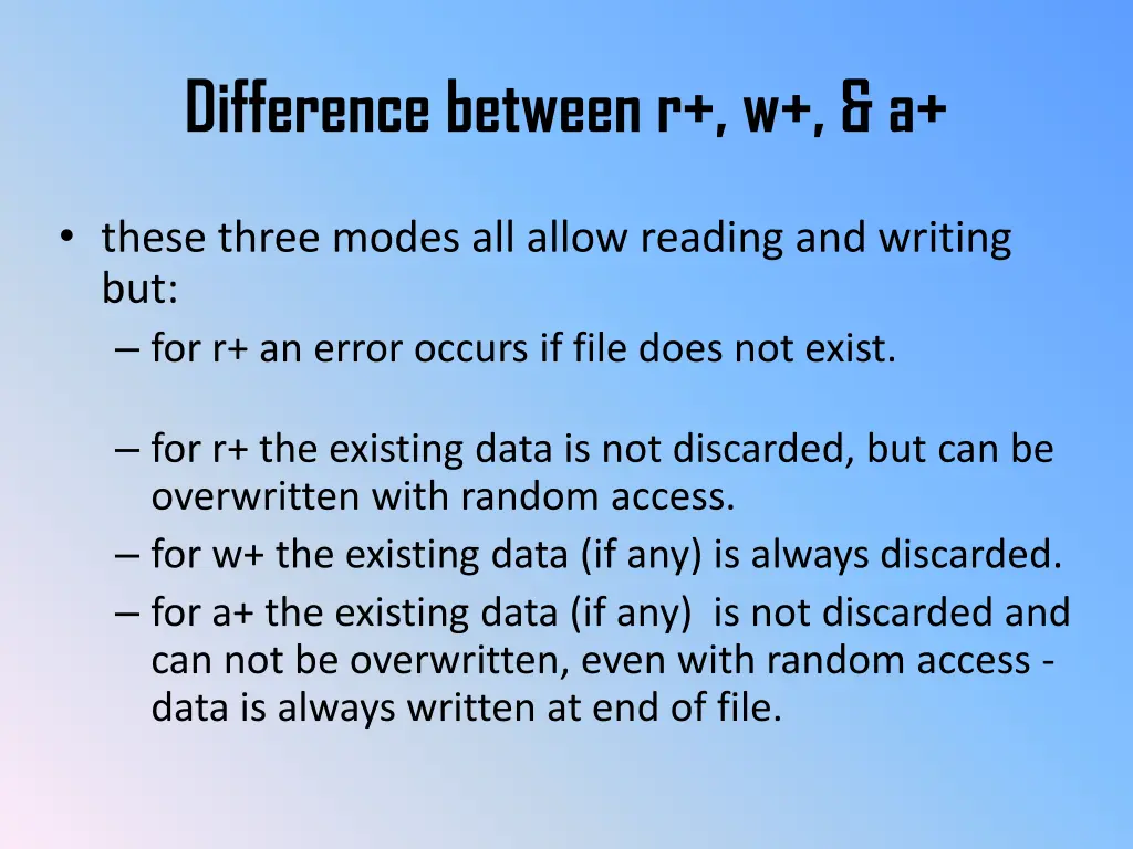 difference between r w a