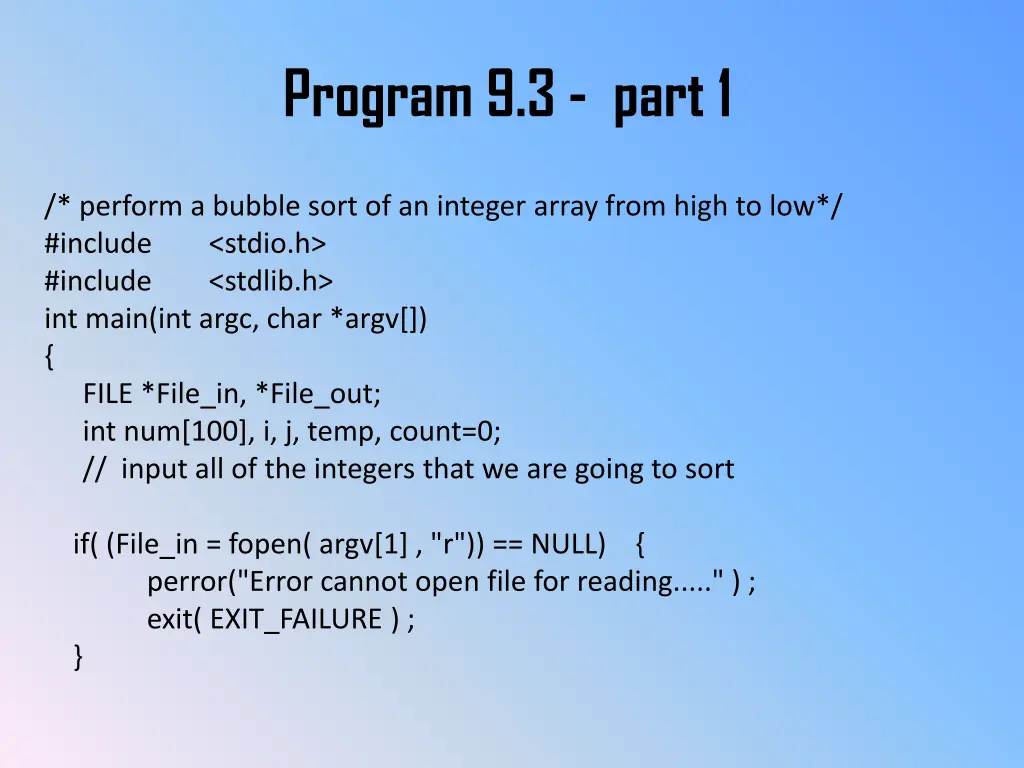 program 9 3 part 1