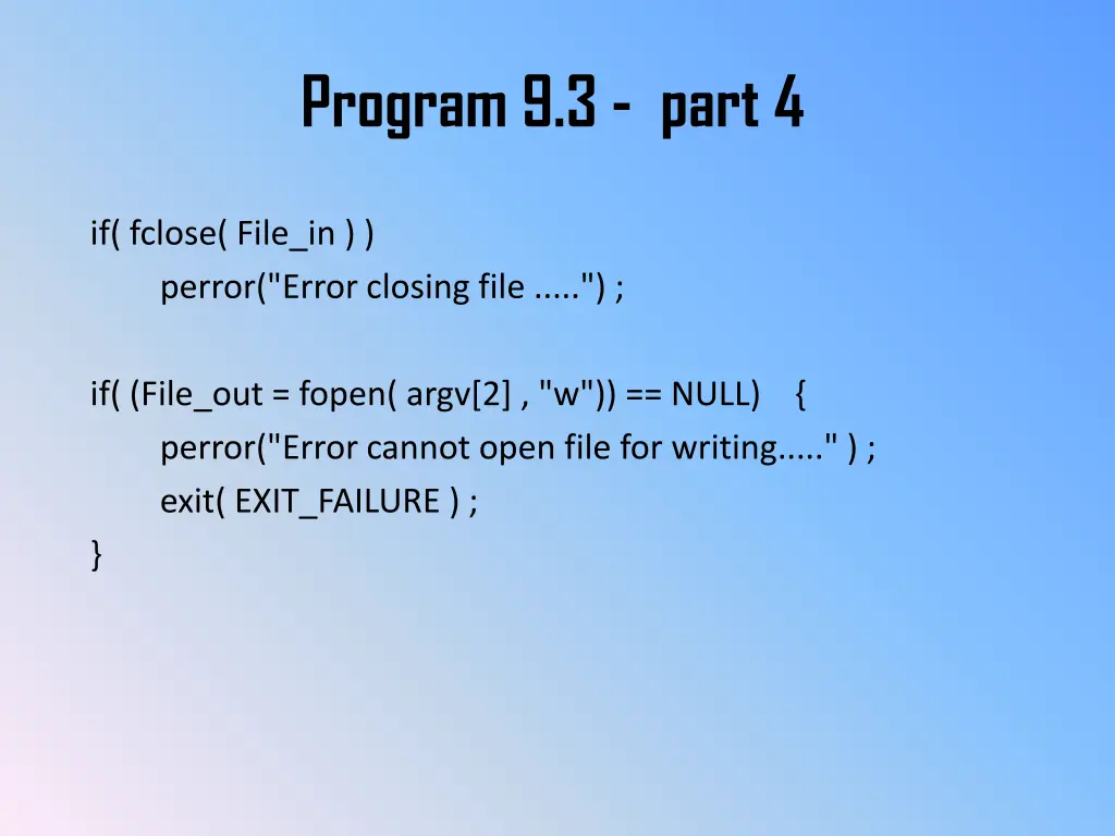 program 9 3 part 4