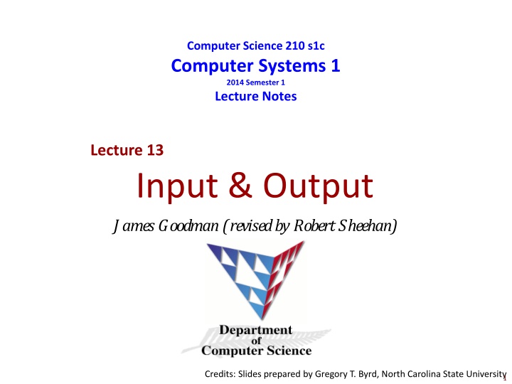 computer science 210 s1c computer systems 1 2014