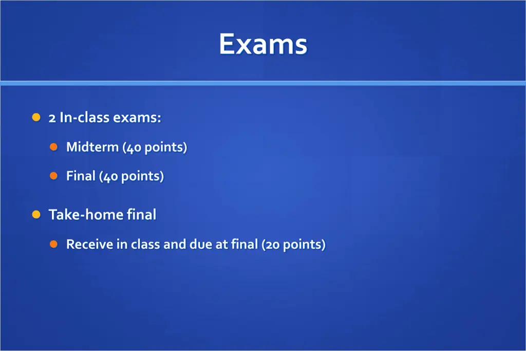 exams