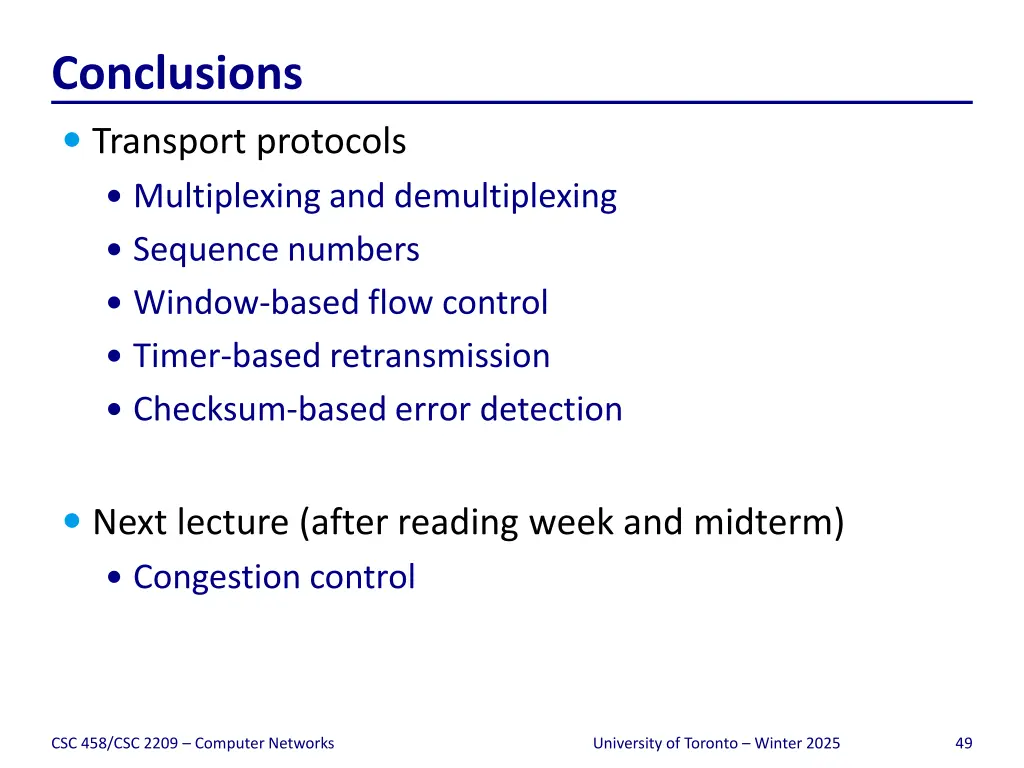 conclusions