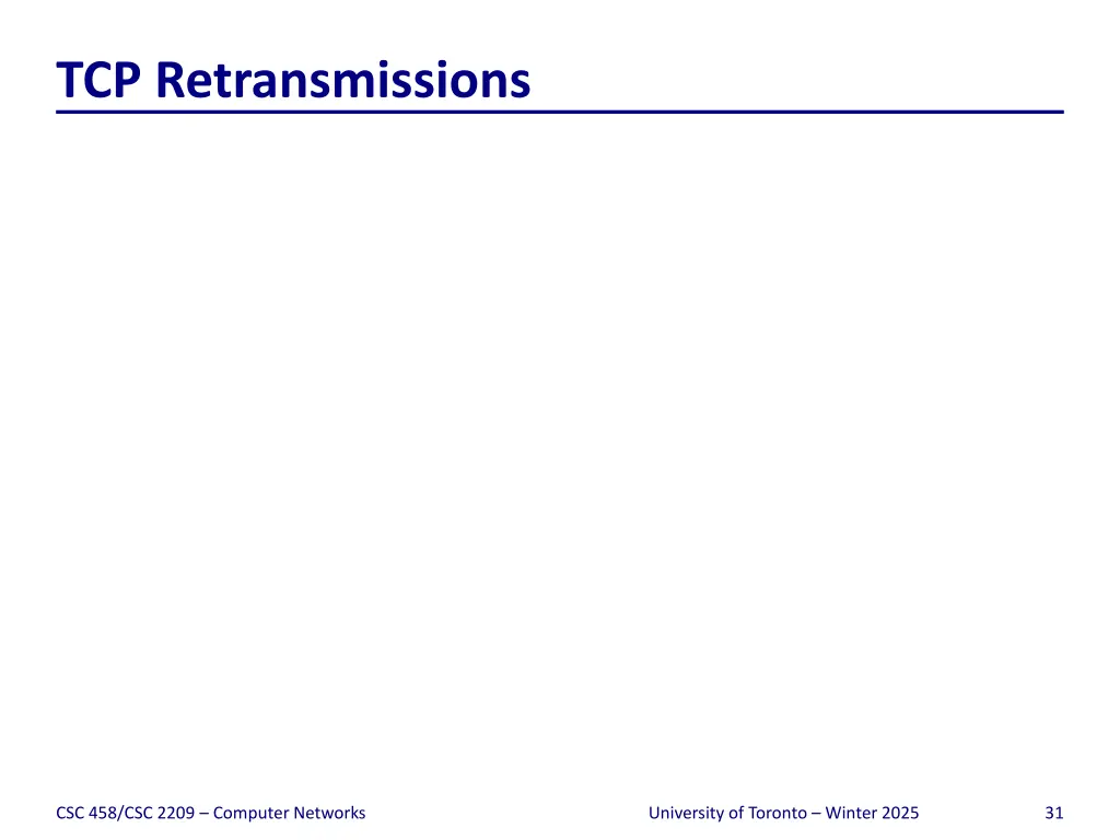 tcp retransmissions