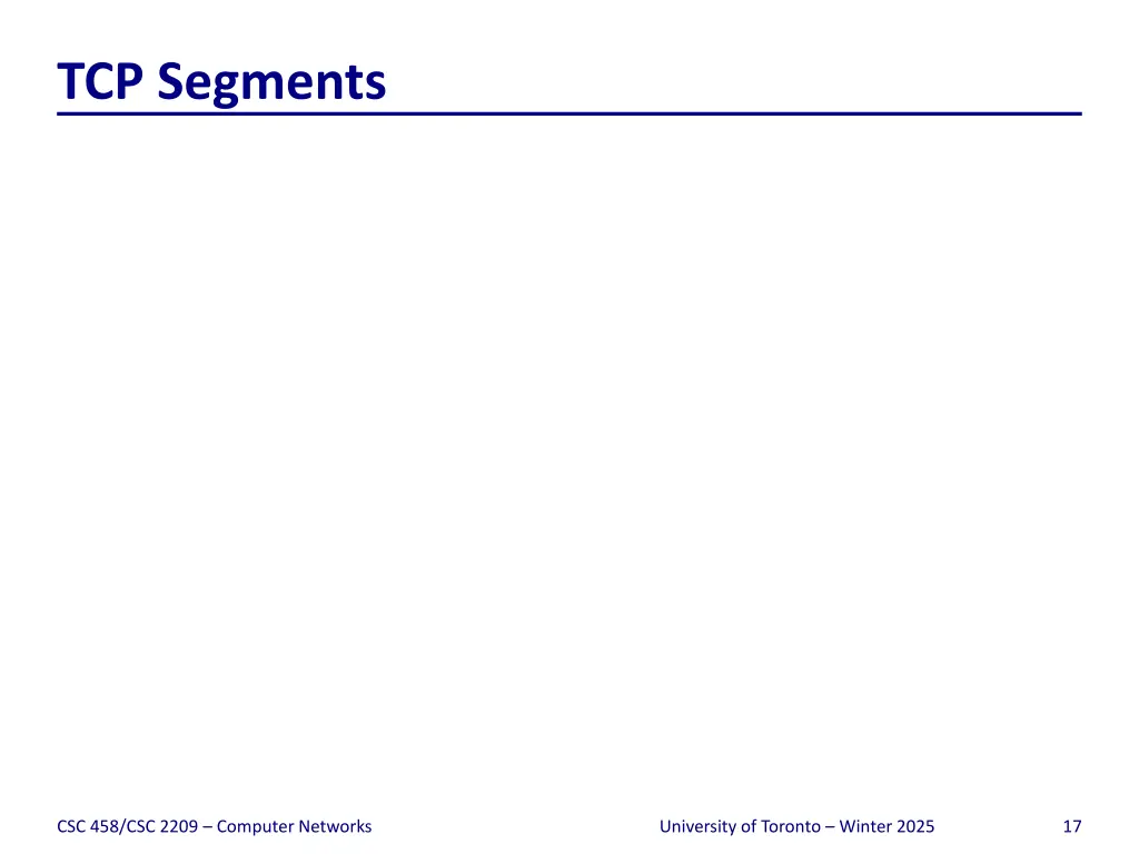 tcp segments