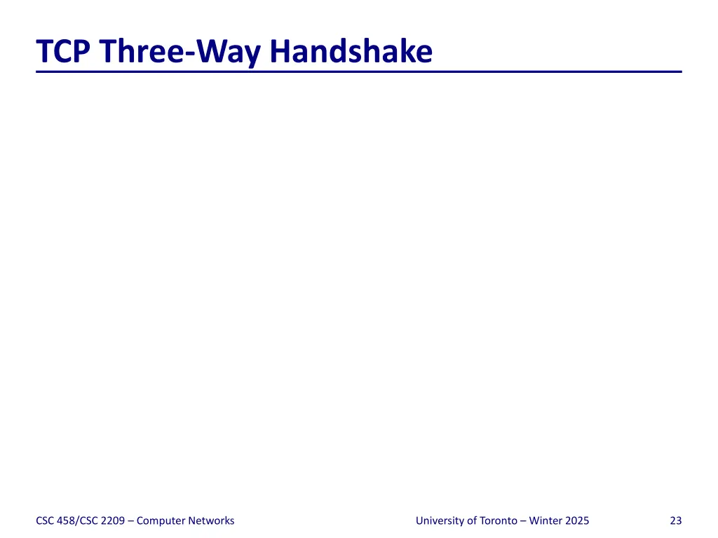 tcp three way handshake