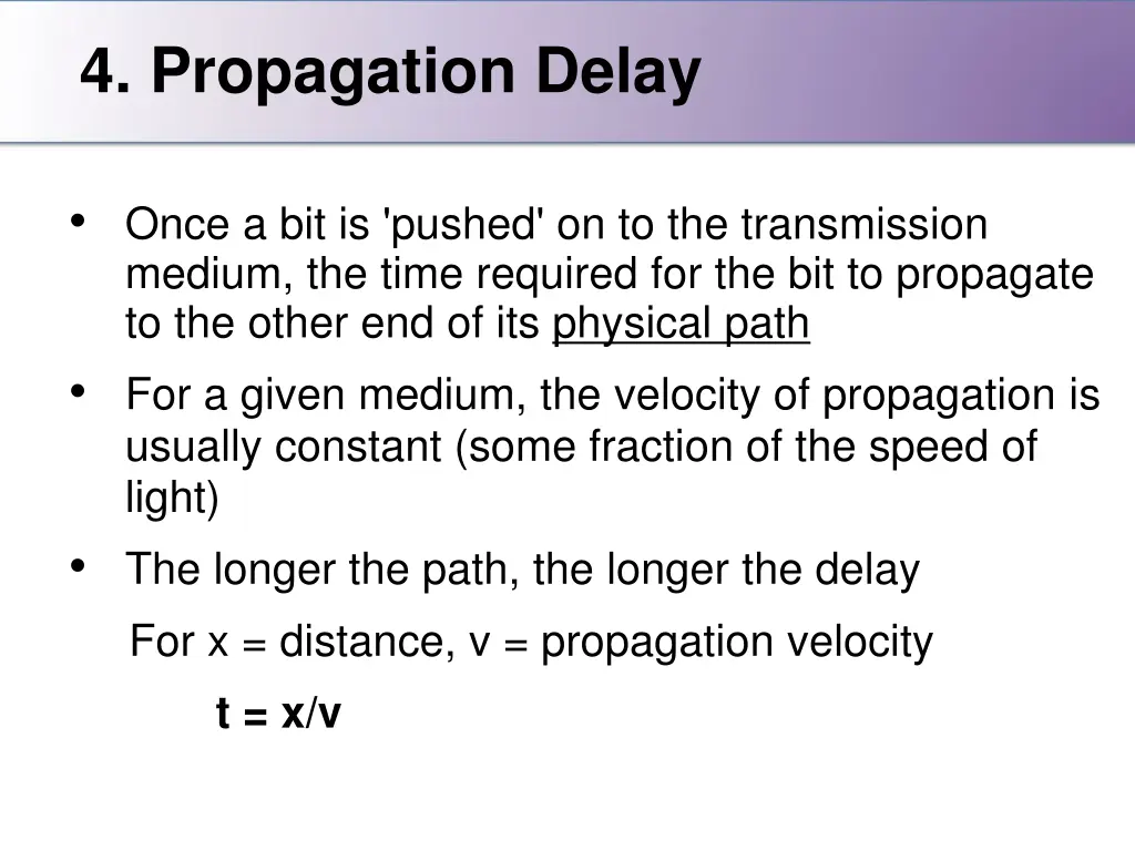 4 propagation delay