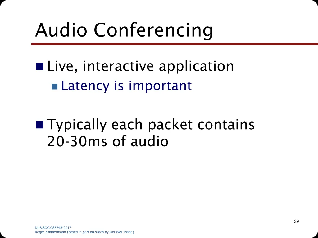audio conferencing