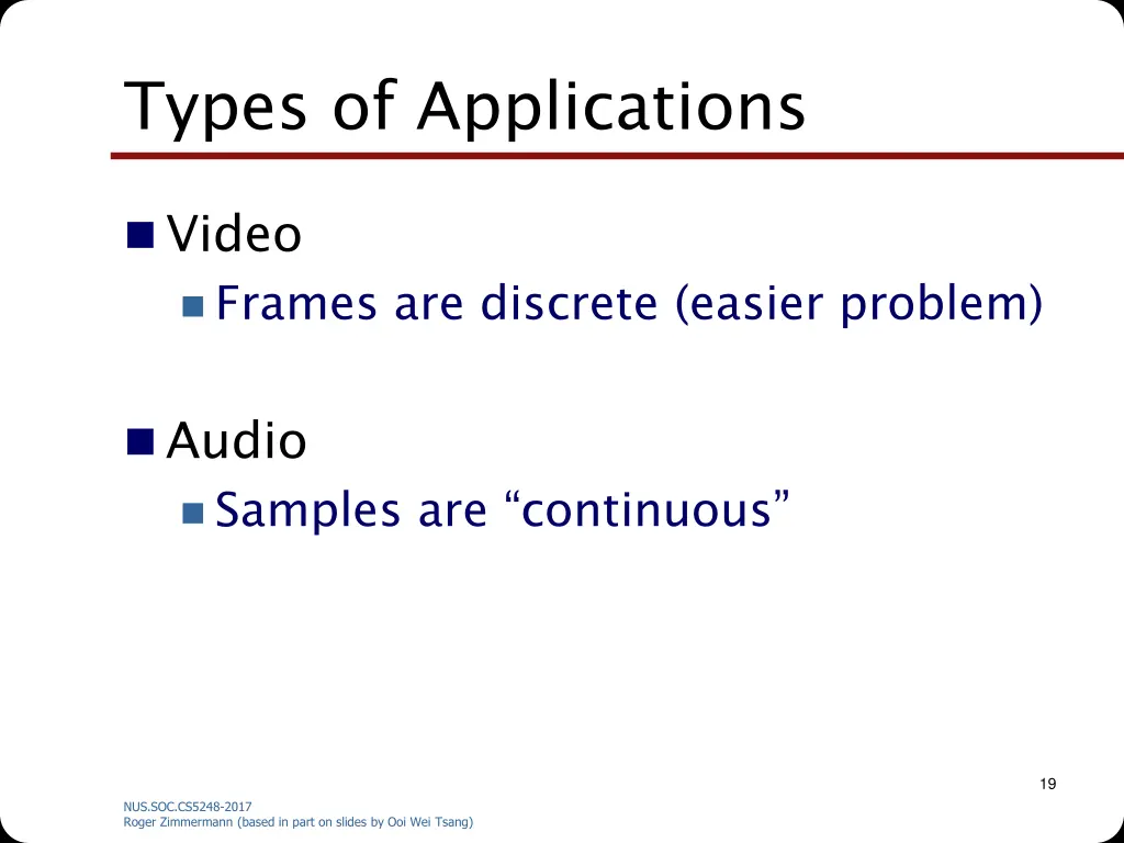 types of applications 1