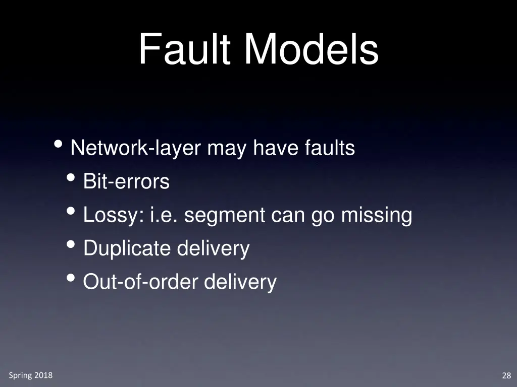 fault models