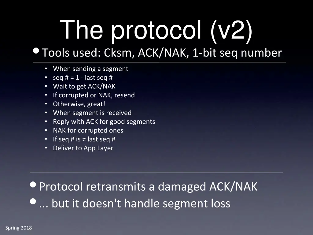 the protocol v2 tools used cksm
