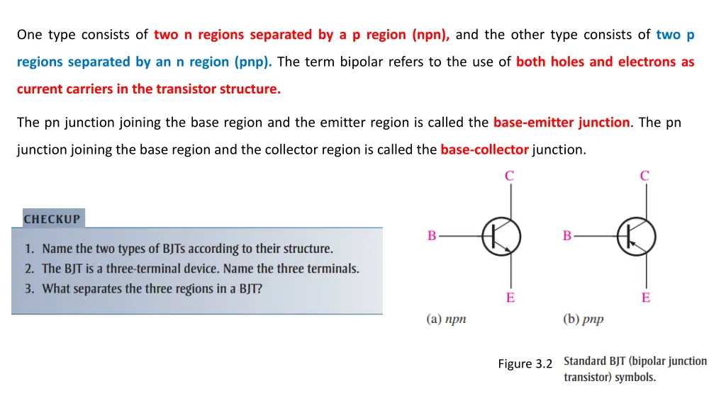 one type consists of two n regions separated