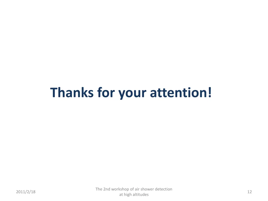 thanks for your attention