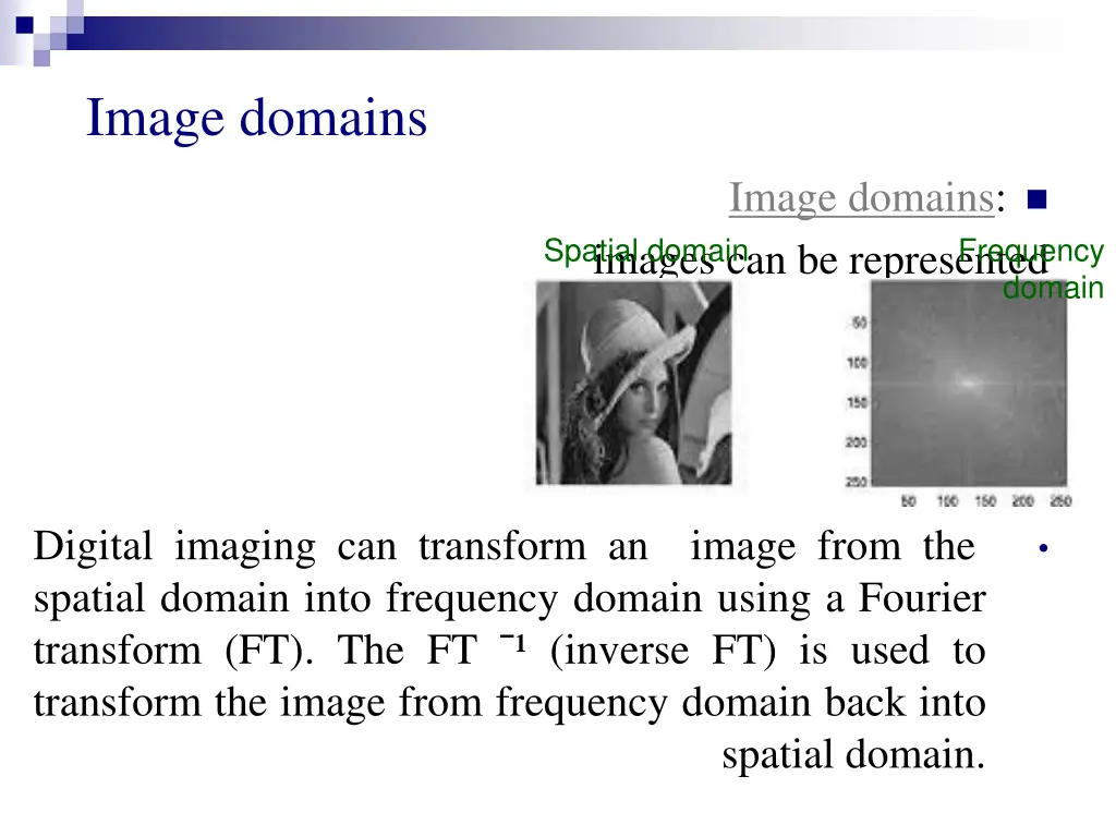 image domains