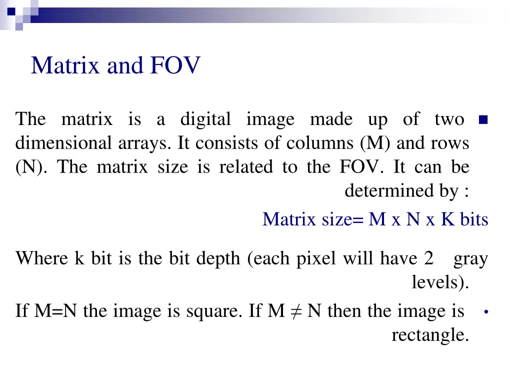 matrix and fov