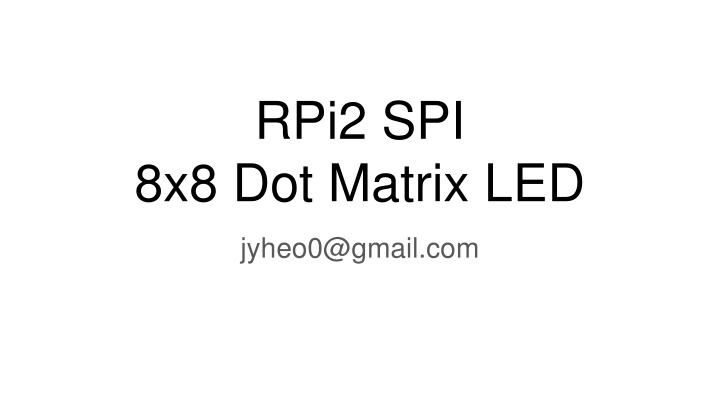 rpi2 spi