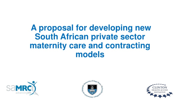 a proposal for developing new south african