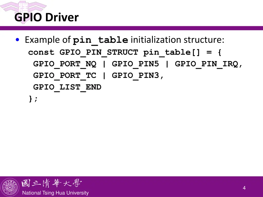 gpio driver 1