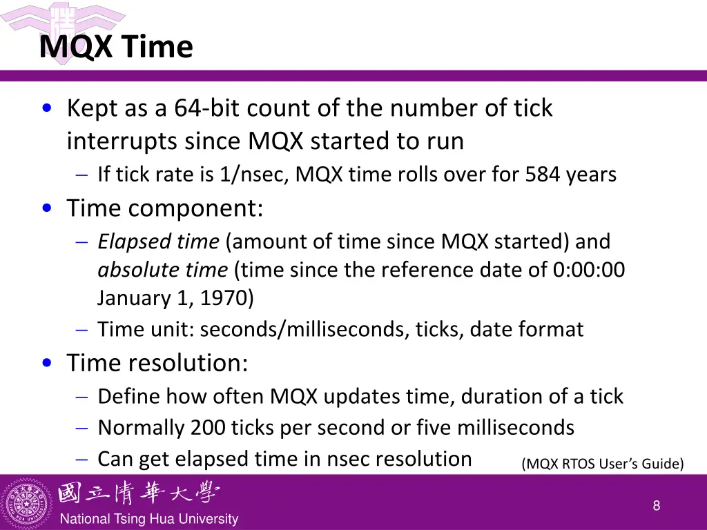 mqx time