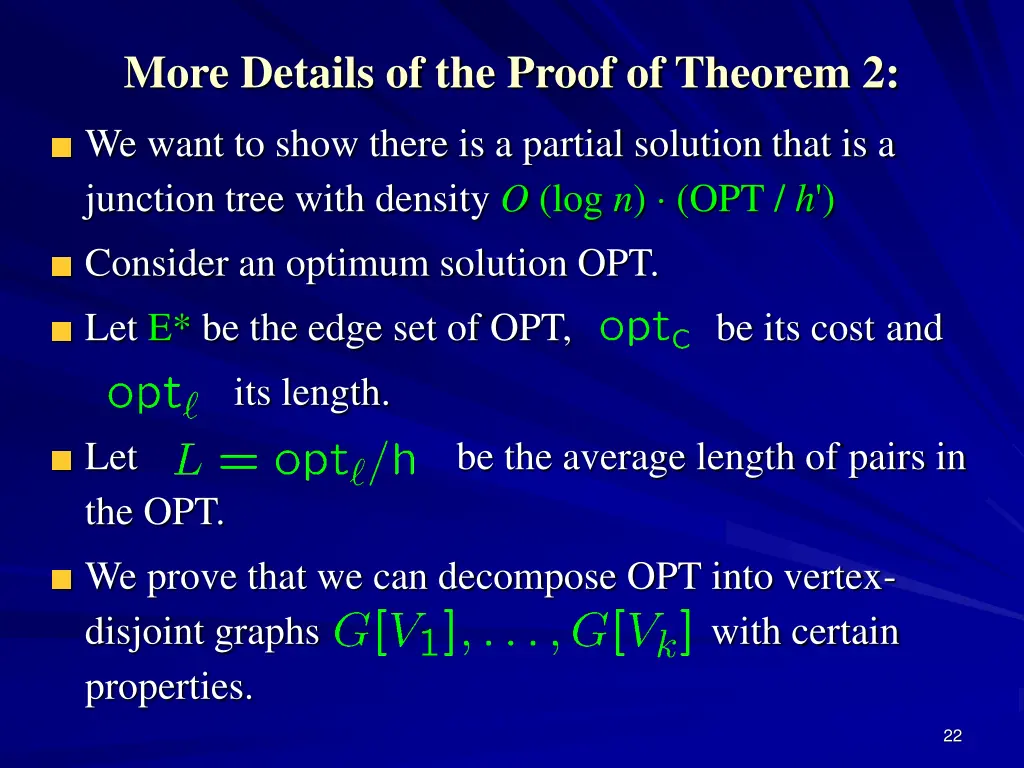 more details of the proof of theorem 2