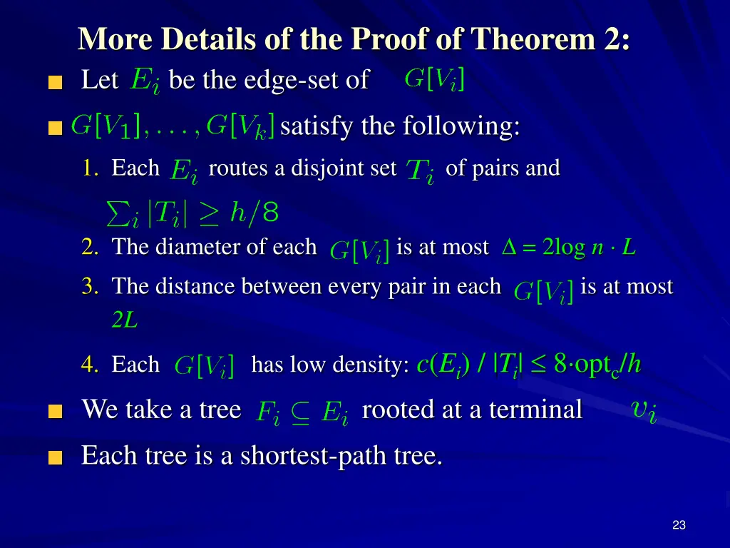 more details of the proof of theorem