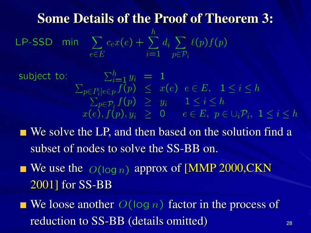 some details of the proof of theorem 3