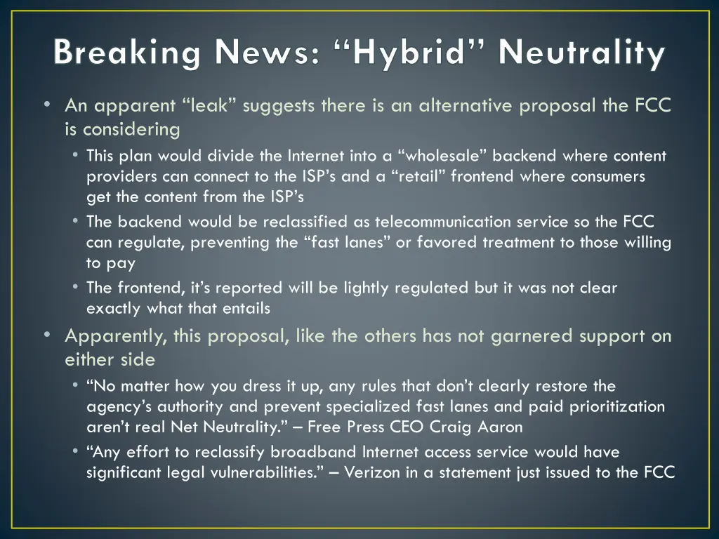 breaking news hybrid neutrality