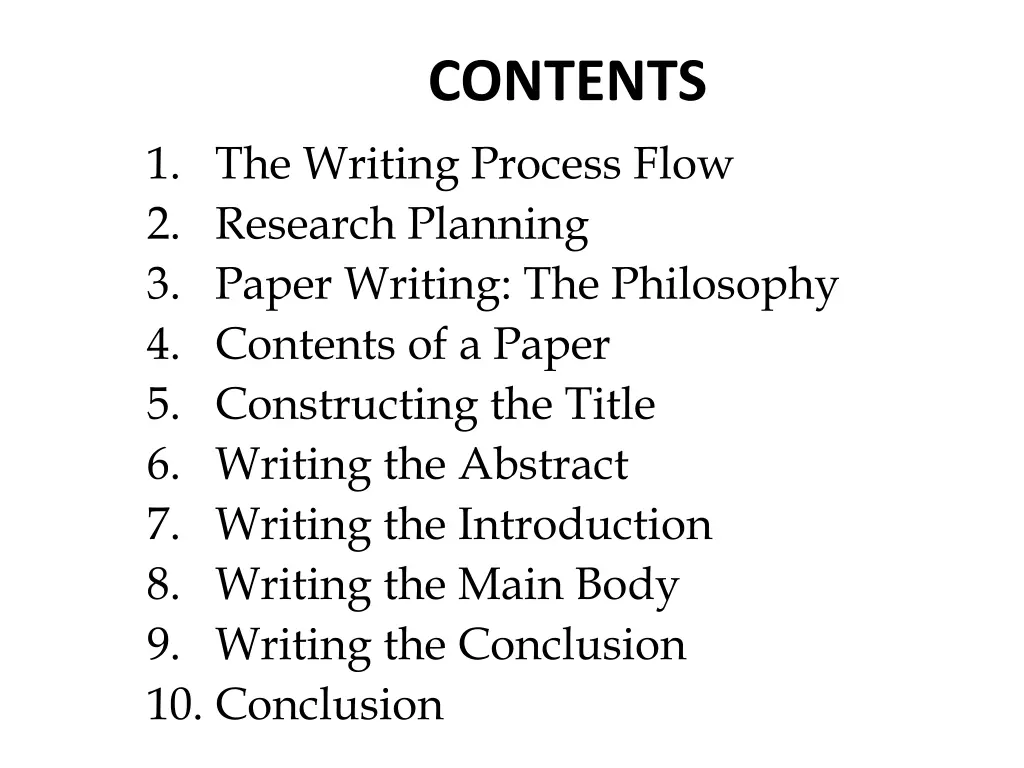 contents