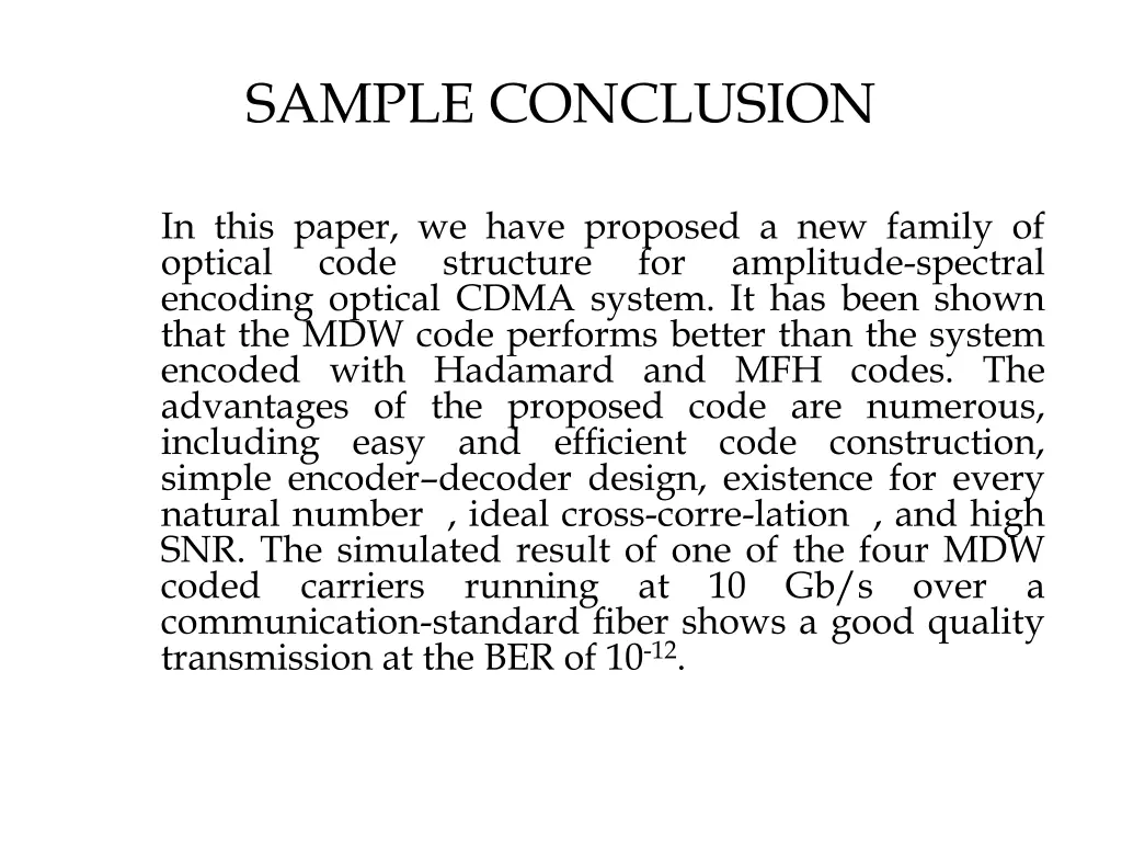 sample conclusion
